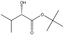 [S,(-)]-2-Hydroxy-3-methylbutyric acid tert-butyl ester Struktur