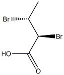 (2S,3R)-2,3-Dibromobutyric acid Struktur