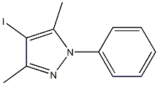 1-Phenyl-3,5-dimethyl-4-iodo-1H-pyrazole Struktur