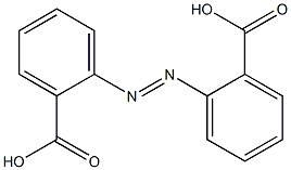 (E)-2,2'-Azobenzenedicarboxylic acid Struktur