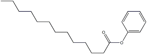 Tridecanoic acid phenyl ester Struktur