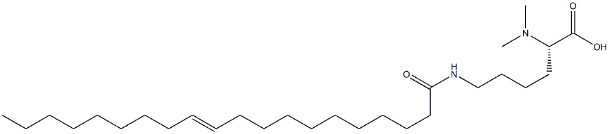 N6-(11-Icosenoyl)-N2,N2-dimethyllysine Struktur