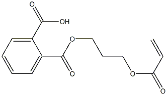 2-[3-(Acryloyloxy)propoxycarbonyl]benzoic acid Struktur