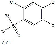 2,4,5-Trichlorophenylphosphonic acid calcium salt Struktur