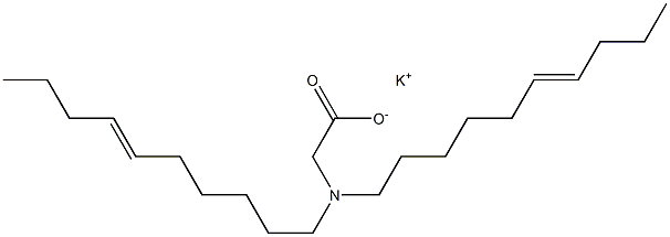 N,N-Di(6-decenyl)aminoacetic acid potassium salt Struktur