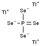 Tetraselenophosphoric acid trithallium(I) salt Struktur