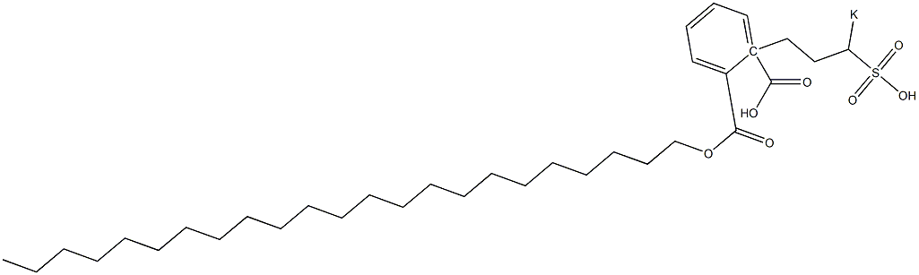 Phthalic acid 1-tricosyl 2-(3-potassiosulfopropyl) ester Struktur