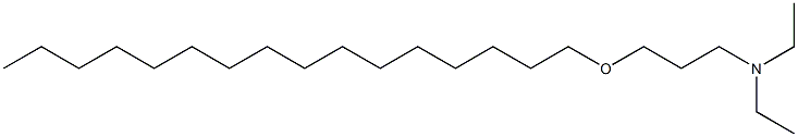 N,N-Diethyl-3-(hexadecyloxy)propylamine Struktur