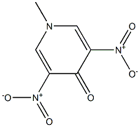 1-Methyl-3,5-dinitropyridin-4(1H)-one Struktur