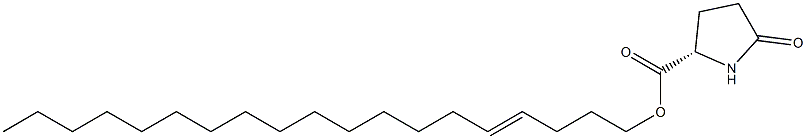 (S)-5-Oxopyrrolidine-2-carboxylic acid 4-nonadecenyl ester Struktur