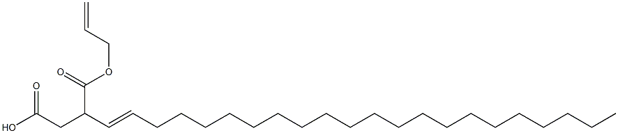 3-(1-Docosenyl)succinic acid 1-hydrogen 4-allyl ester Struktur