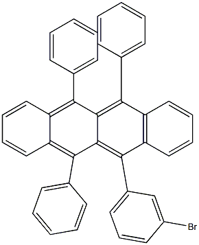 5-(3-Bromophenyl)-6,11,12-triphenylnaphthacene Struktur