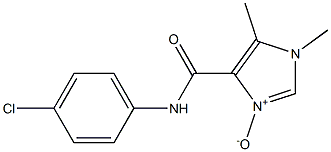 1,5-Dimethyl-N-(4-chlorophenyl)-1H-imidazole-4-carboxamide 3-oxide Struktur