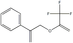 5-Phenyl-2-(trifluoromethyl)-3-oxa-1,5-hexadiene Struktur