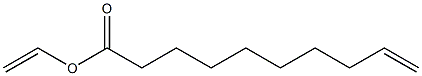 9-Decenoic acid ethenyl ester Struktur