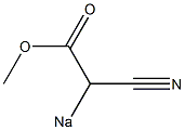 Cyanosodioacetic acid methyl ester Struktur