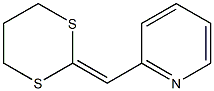 2-(2-Pyridylmethylene)-1,3-dithiane Struktur