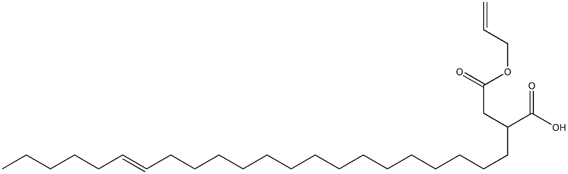 2-(16-Docosenyl)succinic acid 1-hydrogen 4-allyl ester Struktur