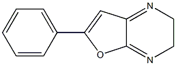 2,3-Dihydro-6-phenylfuro[2,3-b]pyrazine Struktur