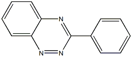 3-Phenyl-1,2,4-benzotriazine Struktur