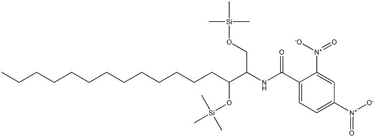 N-[1,3-Bis(trimethylsilyloxy)hexadecan-2-yl]-2,4-dinitrobenzamide Struktur