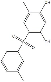 4,6-Dihydroxy-3,3'-dimethyl[sulfonylbisbenzene] Struktur