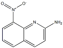 8-Nitro-2-quinolinamine Struktur