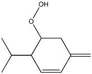 p-Mentha-1(7),2-dien-5-yl hydroperoxide Struktur