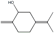 p-Mentha-1(7),4(8)-dien-2-ol Struktur