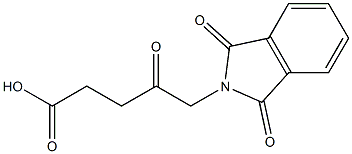 5-[(1,3-Dihydro-1,3-dioxo-2H-isoindol)-2-yl]-4-oxopentanoic acid Struktur