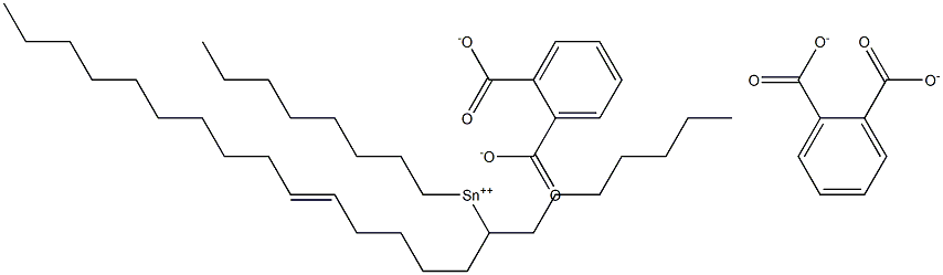 Bis[phthalic acid 1-(5-pentadecenyl)]dioctyltin(IV) salt Struktur