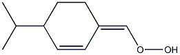 p-Mentha-1(7),2-dien-7-yl hydroperoxide Struktur