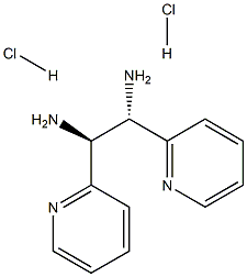 (S,S)-1,2-Di(2-pyridyl)-1,2-ethanediamine dihydrochloride, 95%, ee 99% Struktur