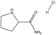 2-Pyrrolidinecarboxamide hydrochloride Struktur