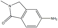 5-Amino-2,3-dihydro-2-methyl-1H-Isoindol-1-one Struktur