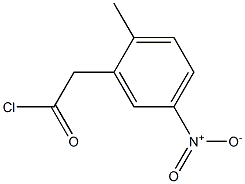 2-(2-methyl-5-nitrophenyl)acetyl chloride Struktur