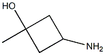 (1s,3s)-3-amino-1-methylcyclobutanol Struktur