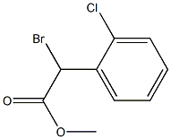 Methyl alpha-broMo-2-chloro-phenylacetate Struktur