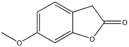 6-methoxy-1-benzofuran-2(3H)-one Struktur