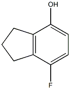 7-Fluoro-2,3-dihydro-1H-inden-4-ol Struktur