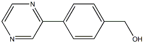 [4-(Pyrazin-2-yl)phenyl]methanol Struktur