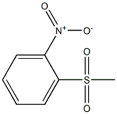 2-(Methylsulphonyl)nitrobenzene Struktur