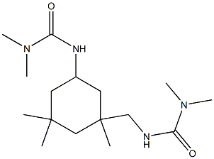 3-[(1R,3R)-3-{[(Dimethylcarbamoyl)amino]methyl}-3,5,5-trimethylcyclohexyl]-1,1-dimethylurea, , 結(jié)構(gòu)式