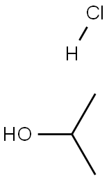 Isopropyl alcohol hydrochloride Struktur