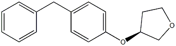 (S)-3-(4-benzylphenoxy)tetrahydrofuran Struktur