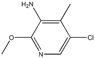 5-Chloro-2-methoxy-4-methyl-pyridin-3-ylamine Struktur