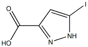 5-Iodo-1H-pyrazole-3-carboxylic acid Struktur