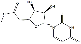 ((2R,3S,4R,5R)-5-(2,4-DIOXO-3,4-DIHYDROPYRIMIDIN-1(2H)-YL)-3,4-DIHYDROXYTETRAHYDROFURAN-2-YL)METHYL ACETATE Struktur