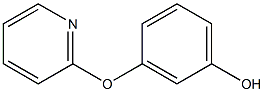 3-(2-Pyridinyloxy)phenol Struktur