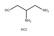 2,3-Diaminopropan-1-ol Dihydrochloride Struktur